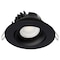 Satco 12W LED Downlight, Gimbal 3.5 in, CCT Select, Round, Remote Driver, Black, 840L 120V S11625R1 - alternate 5